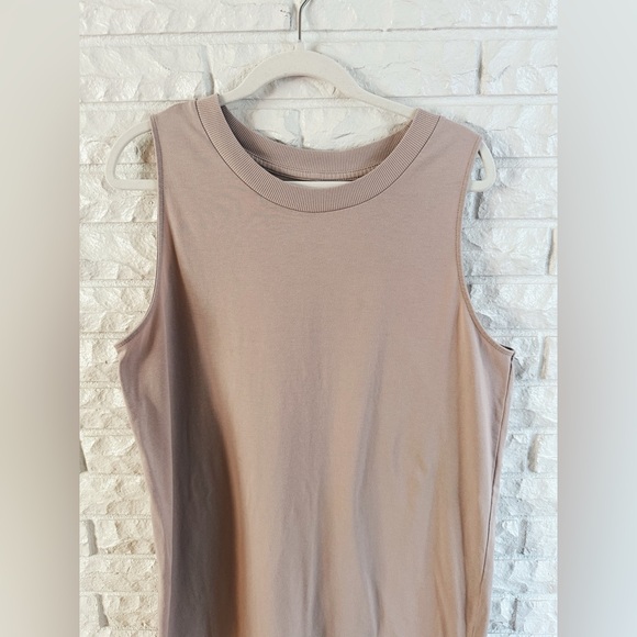 A New Day Crew Neck Dusty Pink Dress - Picture 2 of 4